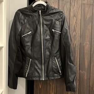 Warehouse One | Black leather jacket